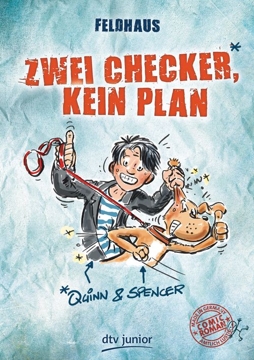 Cover des Buches Zwei Checker, kein Plan Quinn & Spencer von Hans-Jürgen Feldhaus
