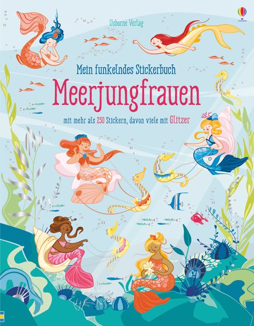 Cover des Buches Mein funkelndes Stickerbuch: Meerjungfrauen von Fiona Watt