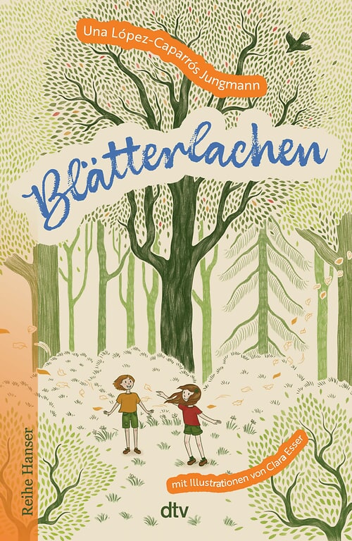 Cover des Buches Blätterlachen von Una López-Caparrós Jungmann