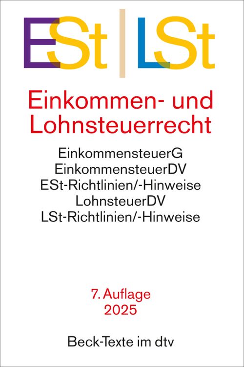 Cover des Buches Einkommen- / Lohnsteuerrecht von 
