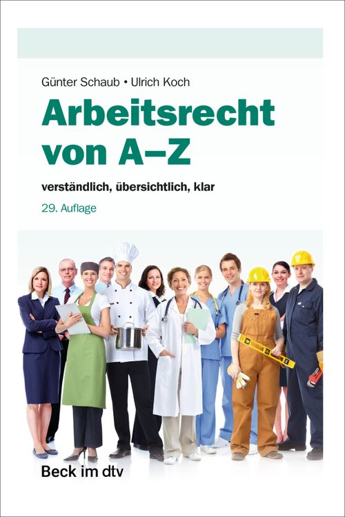 Cover des Buches Arbeitsrecht von A-Z von 