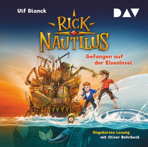 Cover des Buches Rick Nautilus – Teil 2: Gefangen auf der Eiseninsel von 