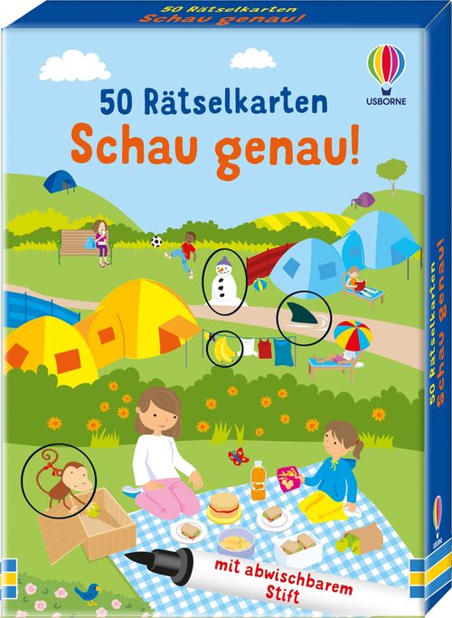 Cover des Buches 50 Rätselkarten: Schau genau! von  Cover des Buches 50 Rätselkarten: Schau genau! von