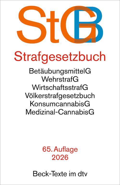 Cover des Buches Strafgesetzbuch von