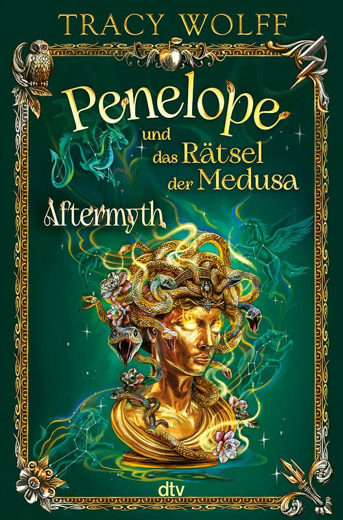 Cover des Buches Aftermyth – Penelope und das Rätsel der Medusa von Tracy Wolff