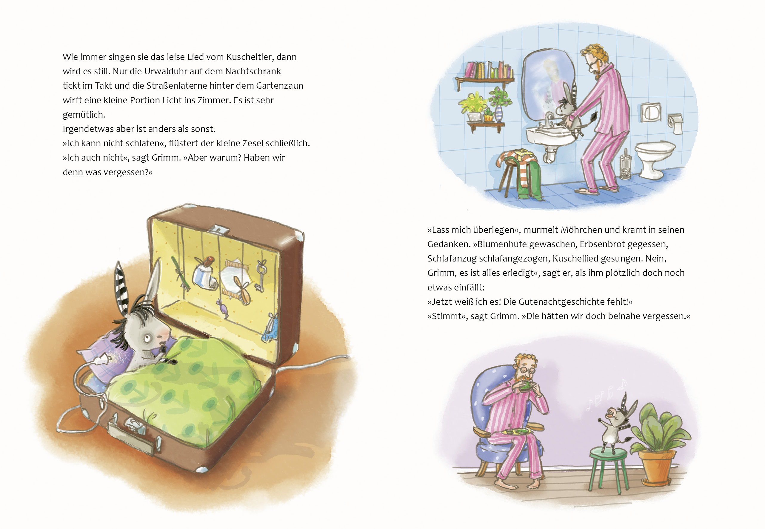 Cover des Buches Grimm und Möhrchen – Ein Möhrchen im Gemüsebett von Stephanie Schneider