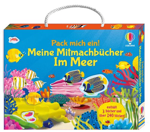 Cover des Buches Pack mich ein! Meine Mitmachbücher: Im Meer von  Cover des Buches Pack mich ein! Meine Mitmachbücher: Im Meer von