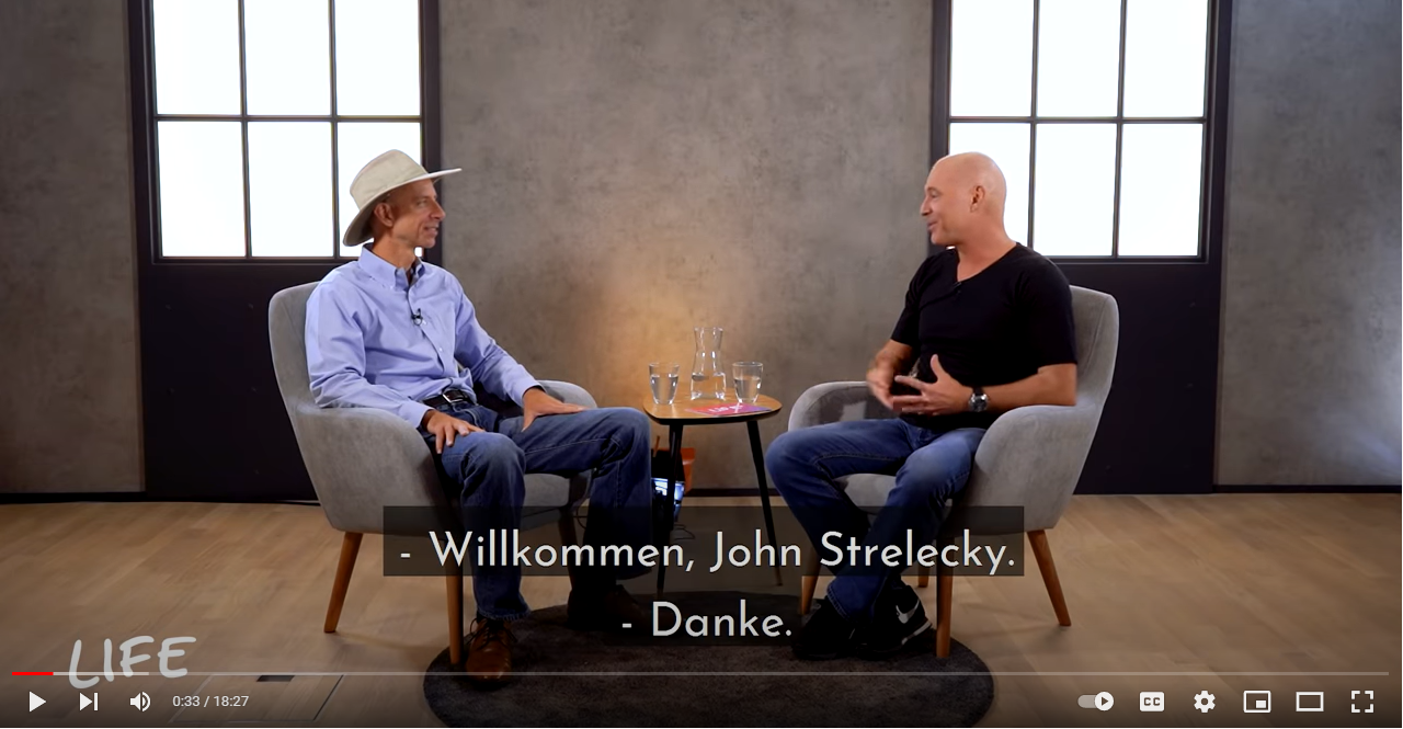 Titelbild des Videos von John Strelecky für Life.