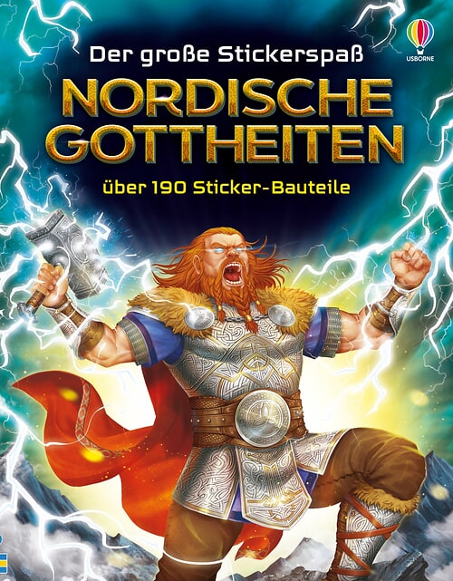 Cover des Buches Der große Stickerspaß: Nordische Gottheiten von Simon Tudhope