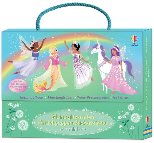 Cover des Buches Meine glitzernden Anziehpuppen-Stickerbücher mini von 