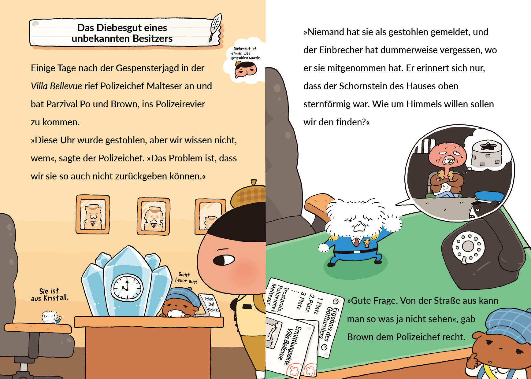 Cover des Buches Detektiv Parzival Po (7) – Das Rätsel der Villa Bellevue von  Troll