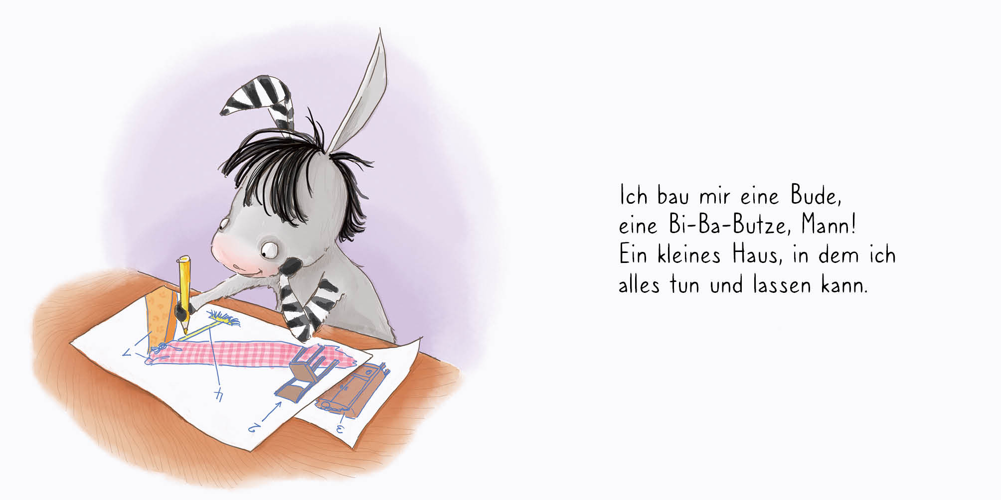 Cover des Buches Grimm und Möhrchen bauen sich eine Höhle von Stephanie Schneider