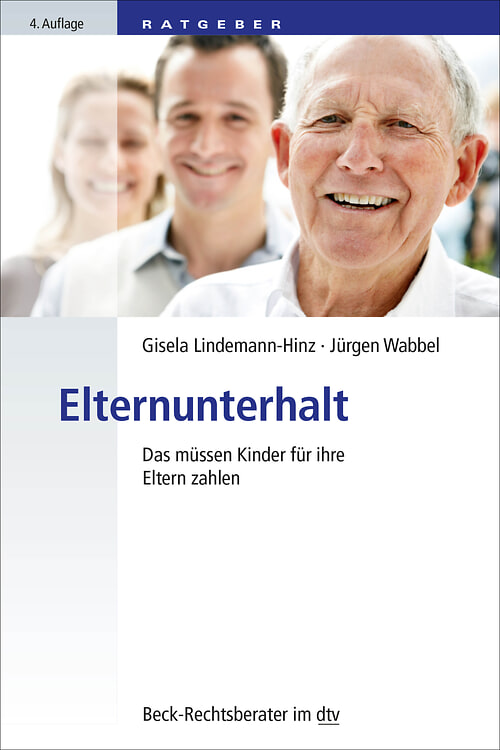 Cover des Buches Elternunterhalt von Gisela Lindemann-Hinz, Jürgen Wabbel