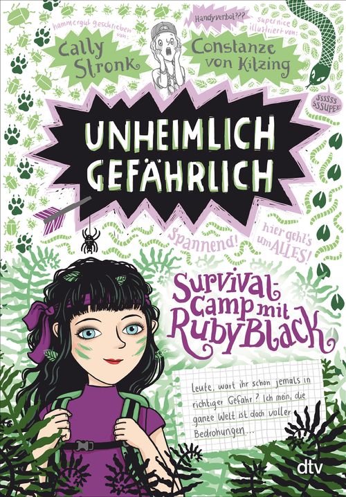 Cover des Buches Unheimlich gefährlich – Survivalcamp mit Ruby Black von 