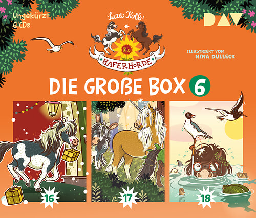 Cover des Buches Die Haferhorde – Die große Box 6 (Teil 16-18) von Suza Kolb