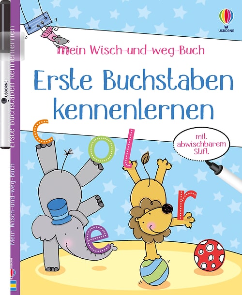 Cover des Buches Mein Wisch-und-weg-Buch: Erste Buchstaben kennenlernen von Jessica Greenwell