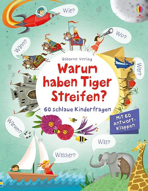 Cover des Buches Warum haben Tiger Streifen? von Katie Daynes