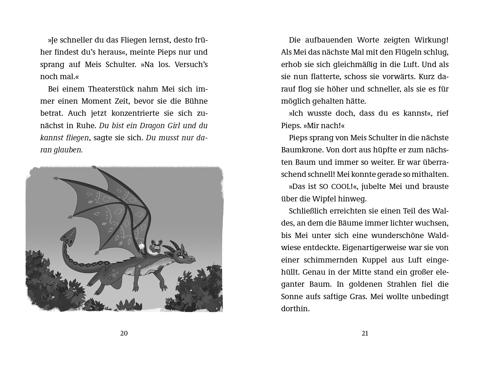 Cover des Buches Dragon Girls – Mei, der Rubindrache von Maddy Mara