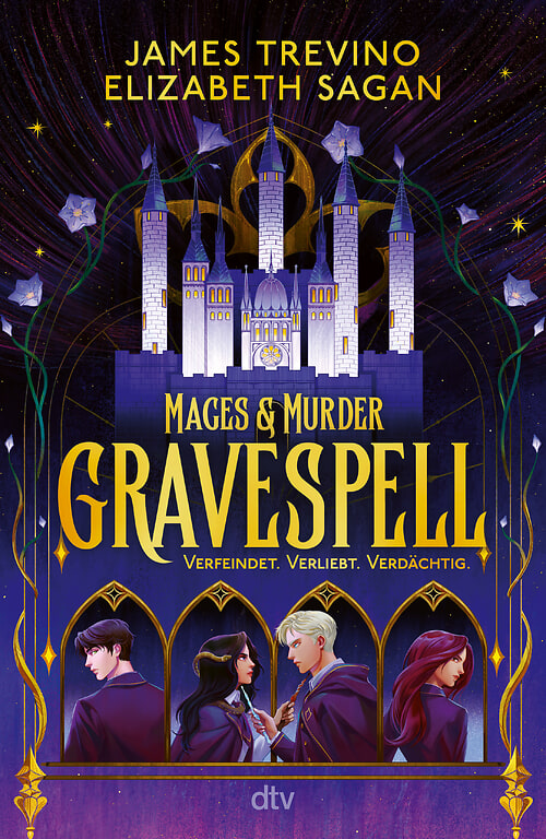 Cover des Buches Mages & Murder – Gravespell von Elizabeth Sagan, James Trevino