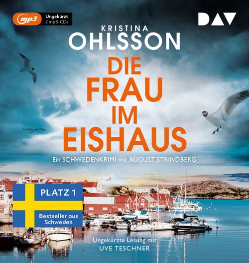 Cover des Buches Die Frau im Eishaus. Ein Schwedenkrimi mit August Strindberg von 