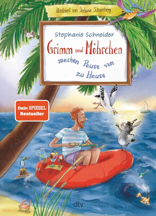 Cover des Buches Grimm und Möhrchen machen Pause von zu Hause  von Stephanie Schneider