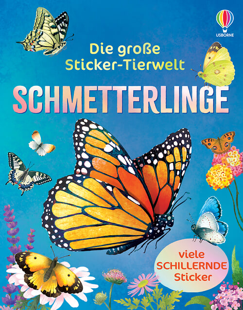 Cover des Buches Die große Sticker-Tierwelt: Schmetterlinge von