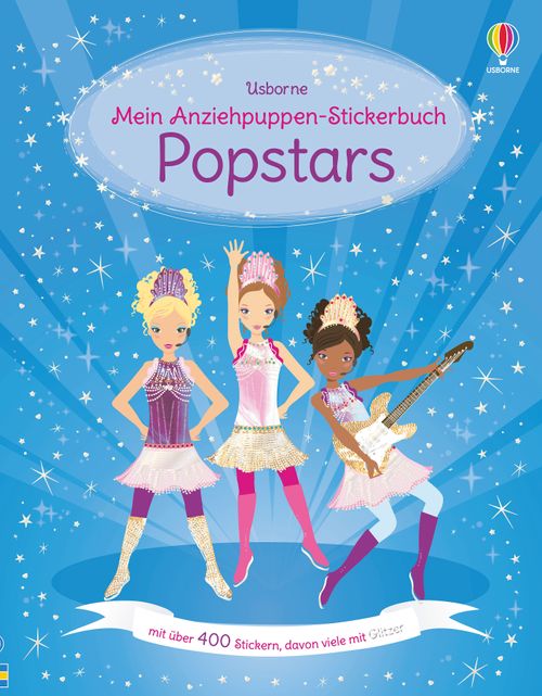 Cover des Buches Mein Anziehpuppen-Stickerbuch: Popstars von 