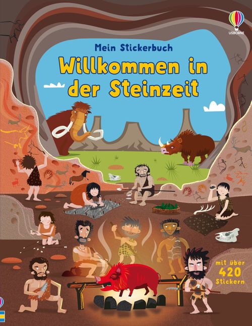 Cover des Buches Mein Stickerbuch: Willkommen in der Steinzeit von 