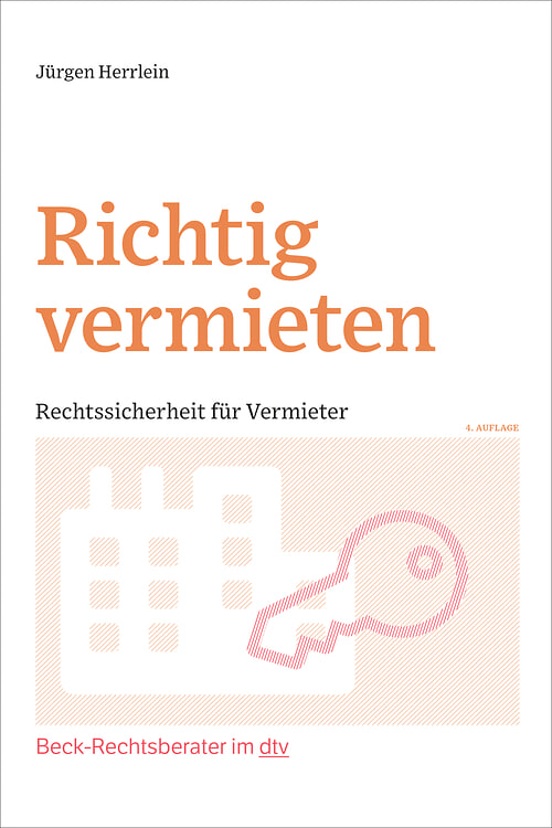 Cover des Buches Richtig vermieten von Dr. Jürgen Herrlein