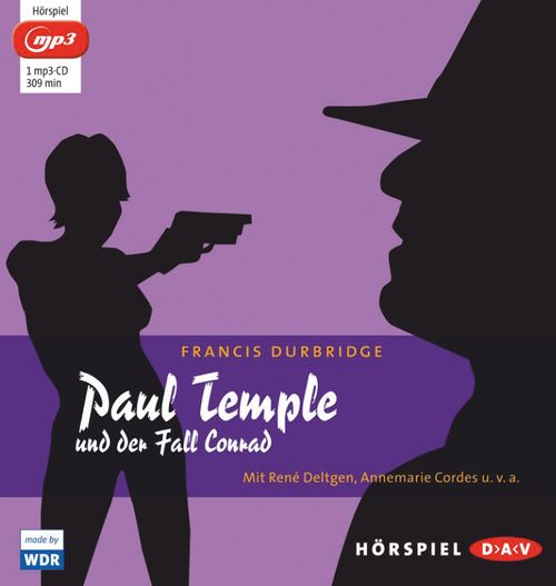 Cover des Buches Paul Temple und der Fall Conrad von 