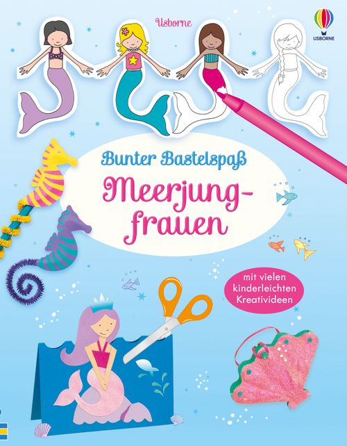 Cover des Buches Bunter Bastelspaß: Meerjungfrauen von 