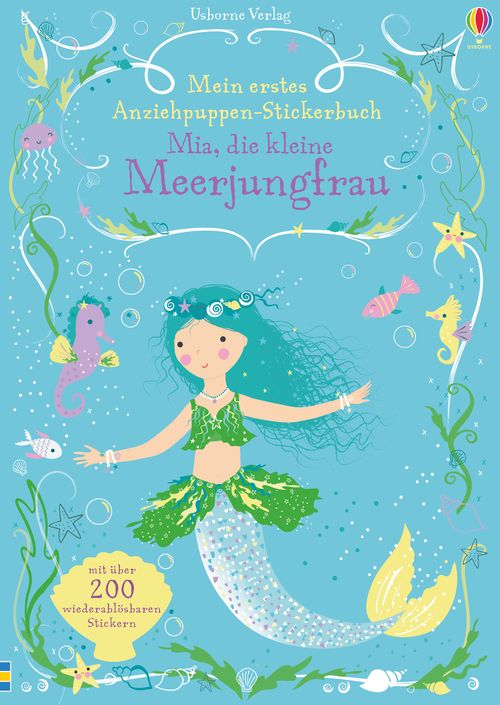 Cover des Buches Mein erstes Anziehpuppen-Stickerbuch: Mia, die kleine Meerjungfrau von 
