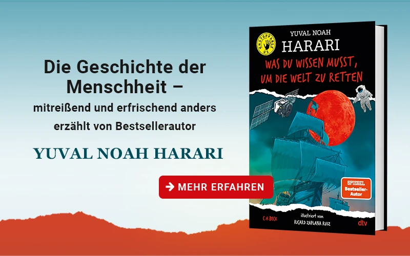 Grafik zu dem Buch ›Was du wissen musst, um die Welt zu retten‹ von Harari