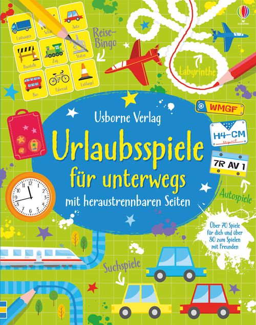 Cover des Buches Urlaubsspiele für unterwegs von Sam Smith, Simon Tudhope