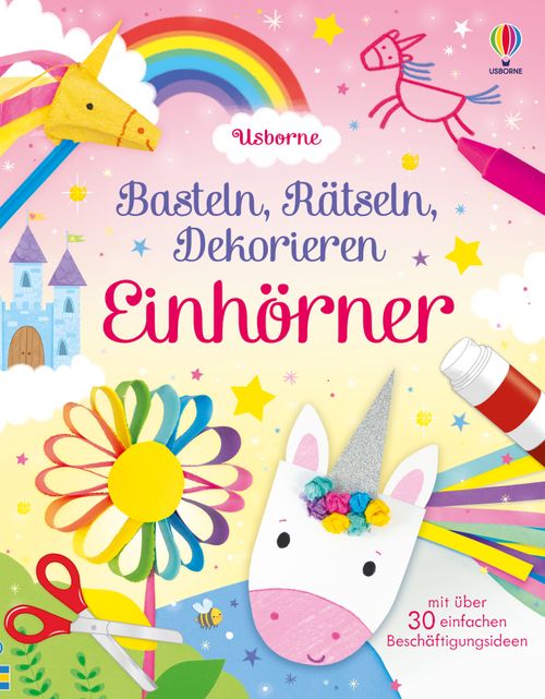 Cover des Buches Basteln, Rätseln, Dekorieren: Einhörner von 