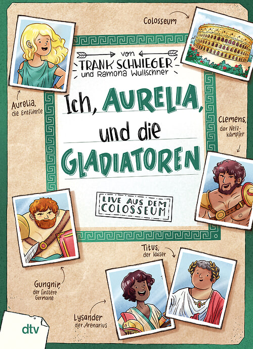 Cover des Buches Ich, Aurelia, und die Gladiatoren von