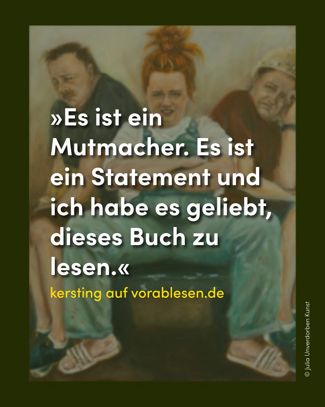 Leserstimme zum Buch „Ich bau mir ne Welt, die Männern nicht gefällt“ von Cindy-Adriana Speich