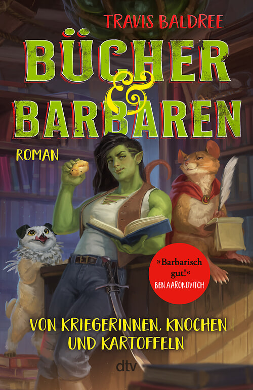 Cover des Buches Bücher und Barbaren von Travis Baldree
