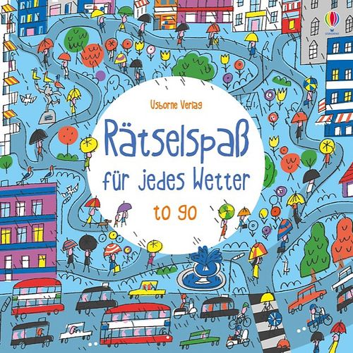 Cover des Buches Rätselspaß für jedes Wetter to go von Simon Tudhope
