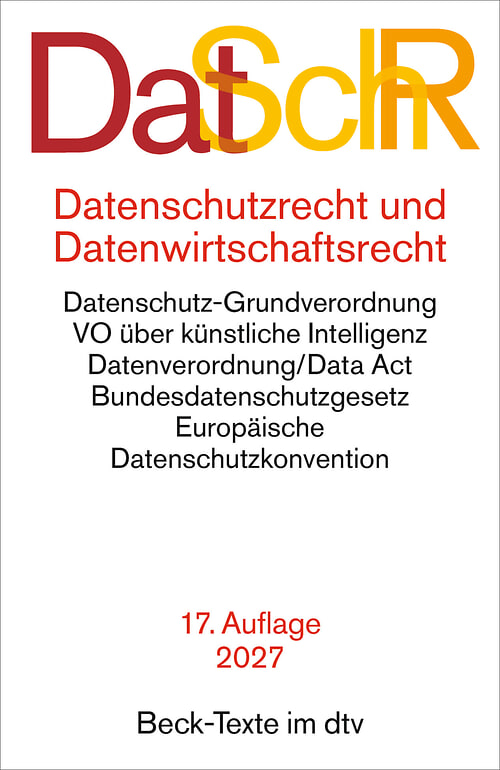 Cover des Buches Datenschutzrecht und Datenwirtschaftsrecht von