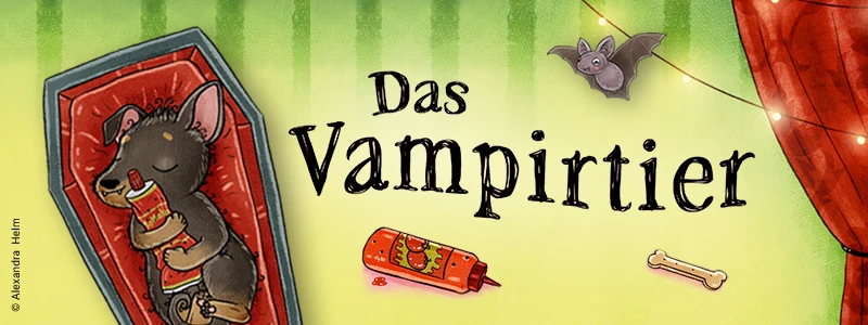 Buchreihe Das Vampirtier Fledermäuse und Lichterkette. Das Vampirtier