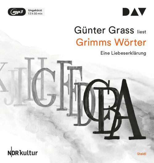 Cover des Buches Grimms Wörter. Eine Liebeserklärung von Günter Grass, Jörg-Dieter Kogel
