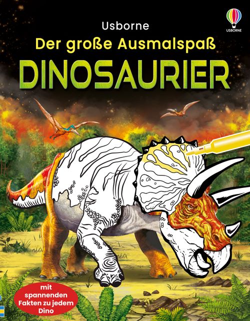 Cover des Buches Der große Ausmalspaß: Dinosaurier von 