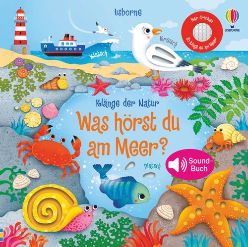 Cover des Buches Klänge der Natur: Was hörst du am Meer? von Sam Taplin