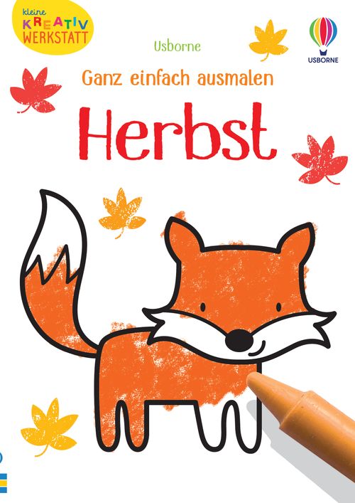 Cover des Buches Kleine Kreativ-Werkstatt - Ganz einfach ausmalen: Herbst von 