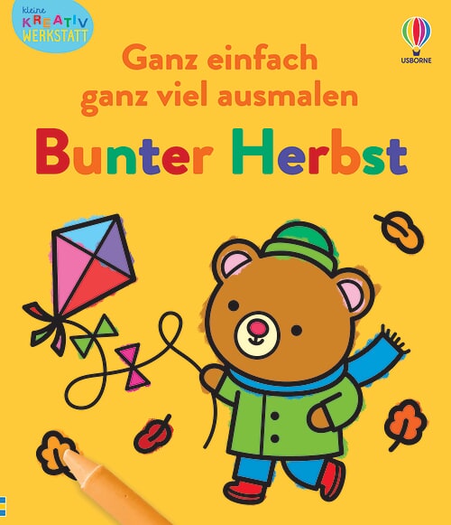 Cover des Buches Kleine Kreativ-Werkstatt - Ganz einfach ganz viel ausmalen: Bunter Herbst von 