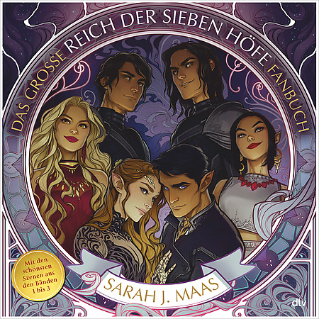 Cover des Ausmalbuches Das große Reich der sieben Höfe Fanbuch.