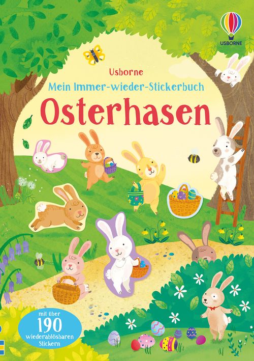 Cover des Buches Mein Immer-wieder-Stickerbuch: Osterhasen von 