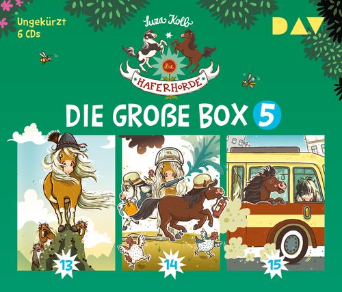 Cover des Buches Die Haferhorde – Die große Box 5 (Teil 13-15) von 