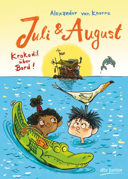 Cover des Buches Juli und August – Krokodil über Bord von 